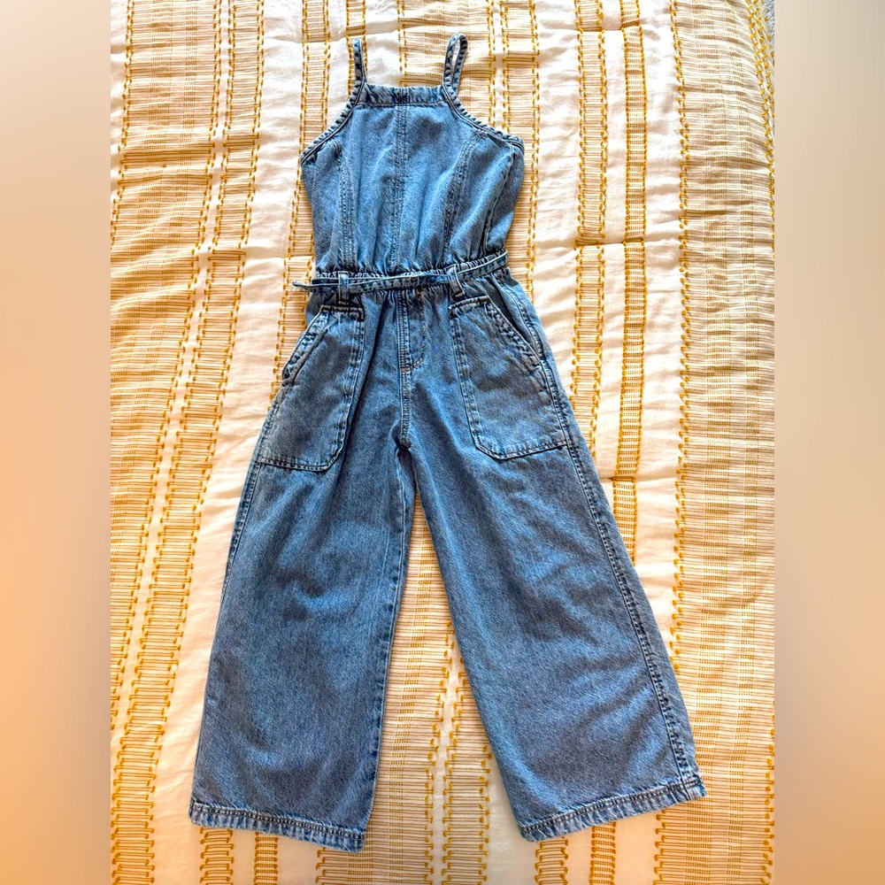 ZARA denim jumpsuit